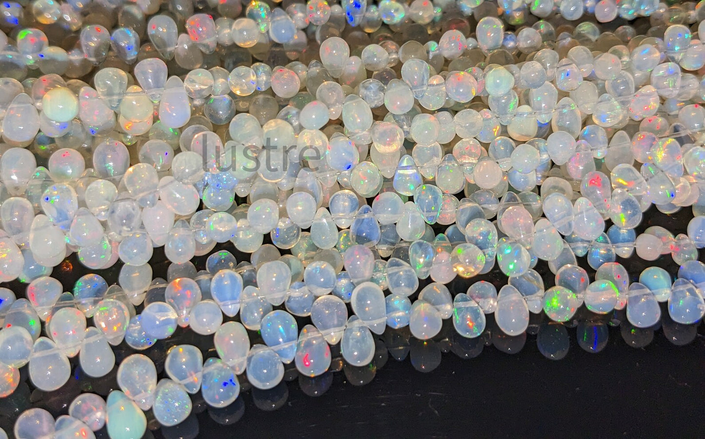 AAA+ Ethiopian Opal Beads Teardrop Smooth Beads