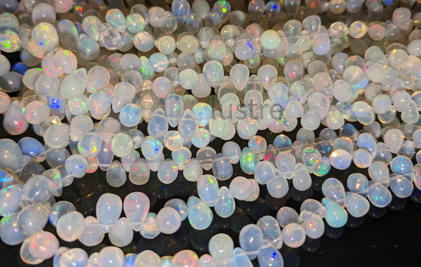 AAA+ Ethiopian Opal Beads Teardrop Smooth Beads