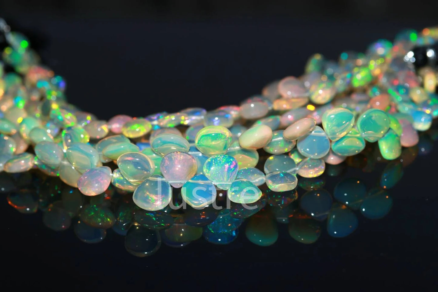 Ethiopian Opal Smooth Pear Shape Bead 6*6 - 9*9 mm Ethiopia Welo Opal Beads