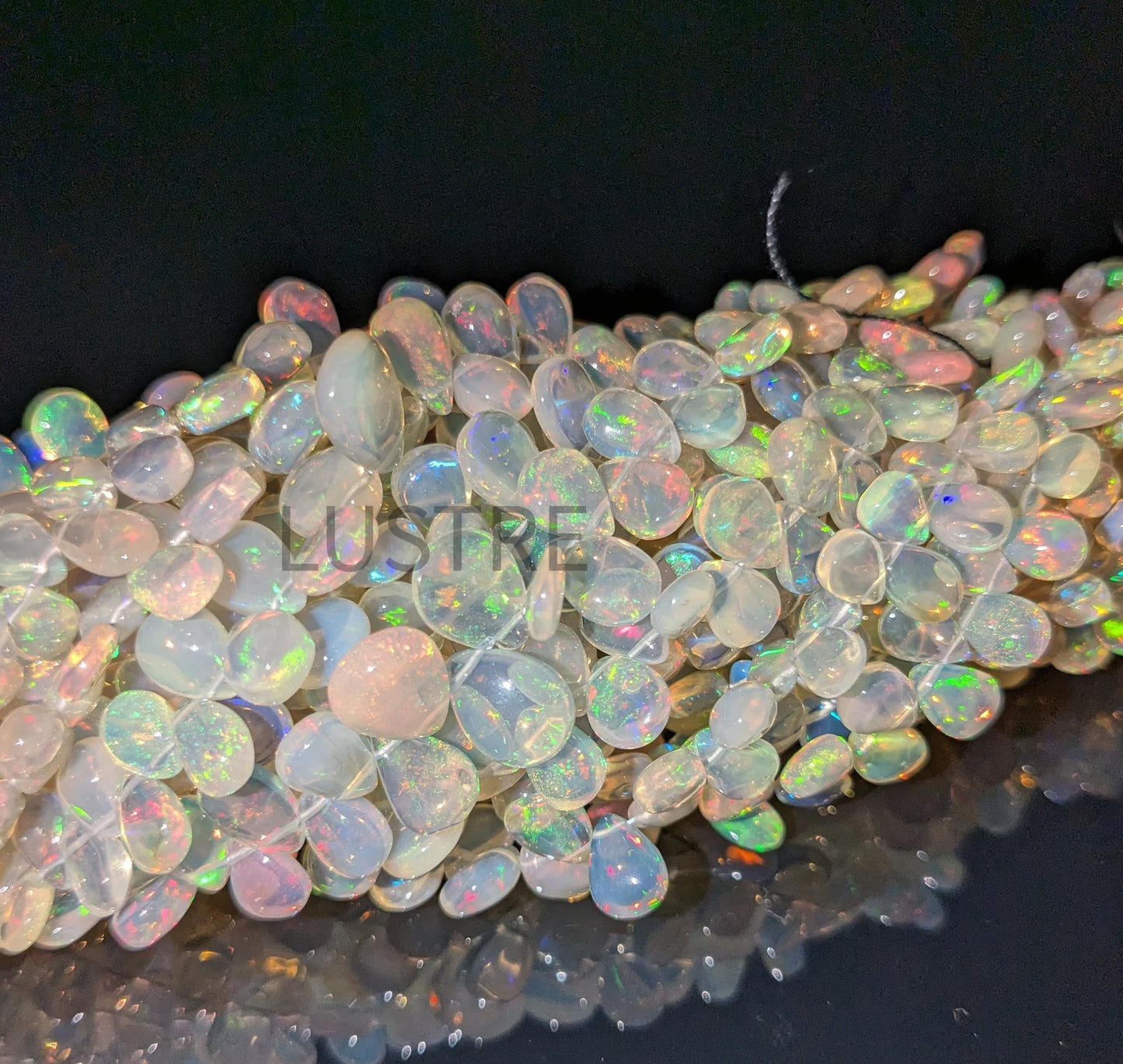 Ethiopian Opal Pear Shape Bead 6*4 - 9.5*7 mm