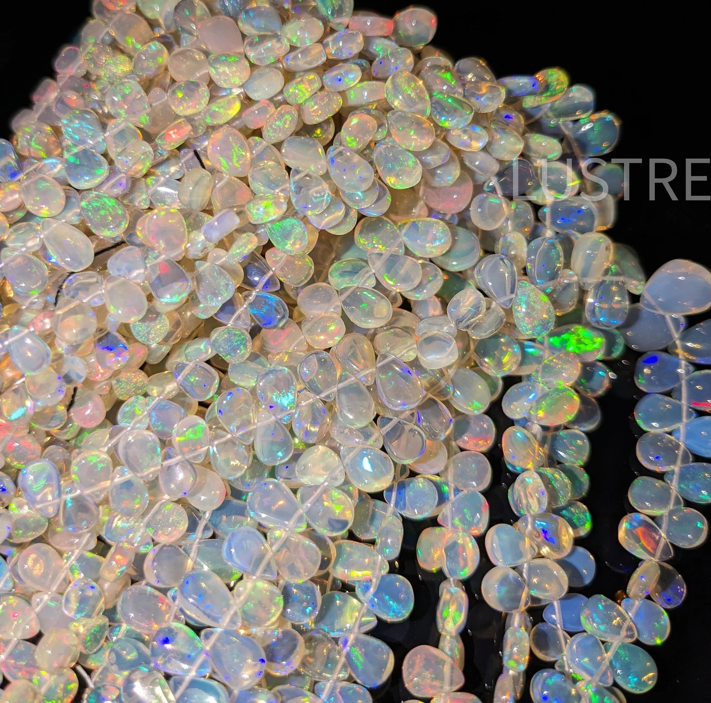 Ethiopian Opal Pear Shape Bead 6*4 - 9.5*7 mm