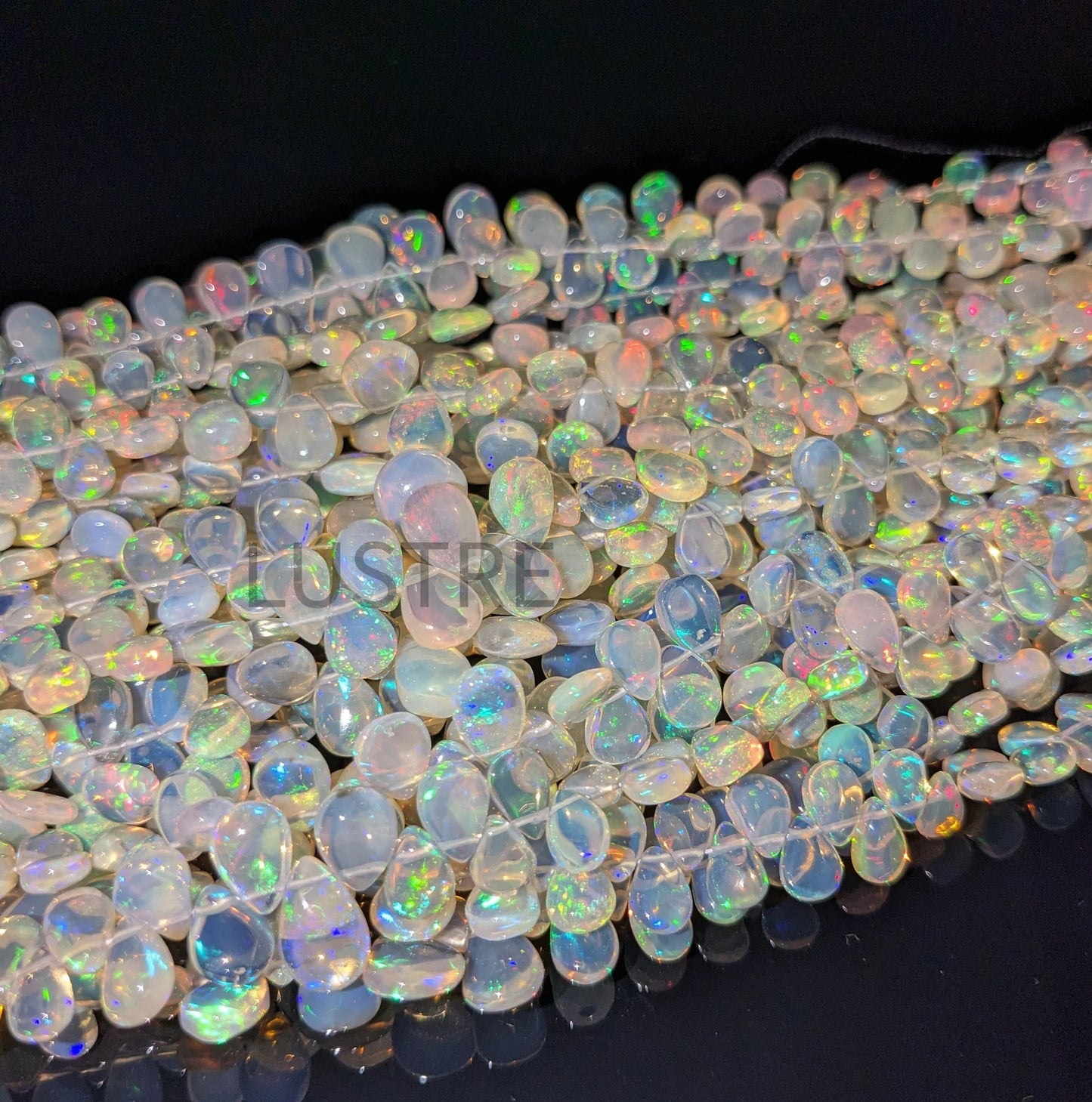 Ethiopian Opal Pear Shape Bead 6*4 - 9.5*7 mm