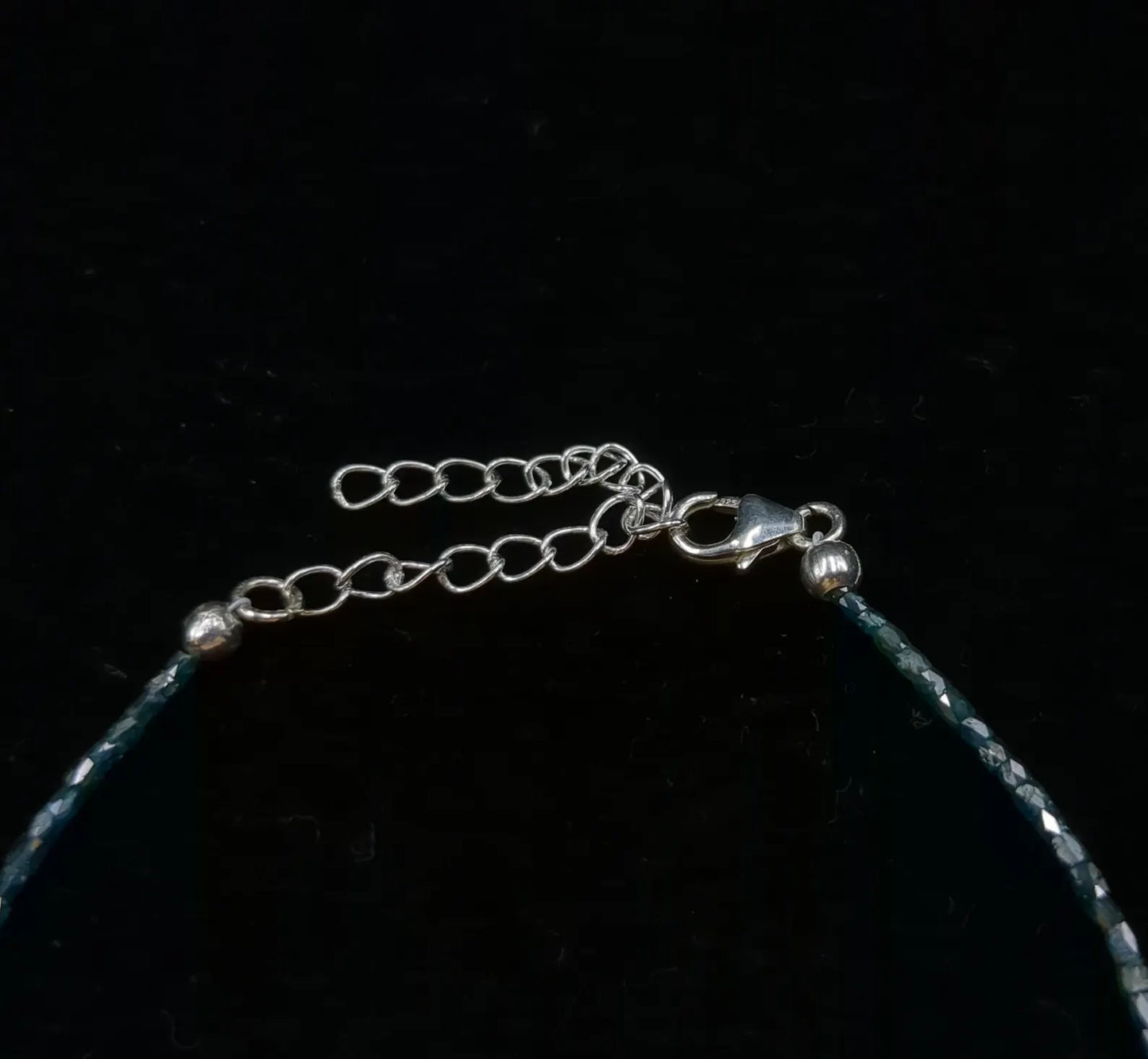 Blue Diamond Bracelet Faceted TUBE Beads PIPE Diamond Beads