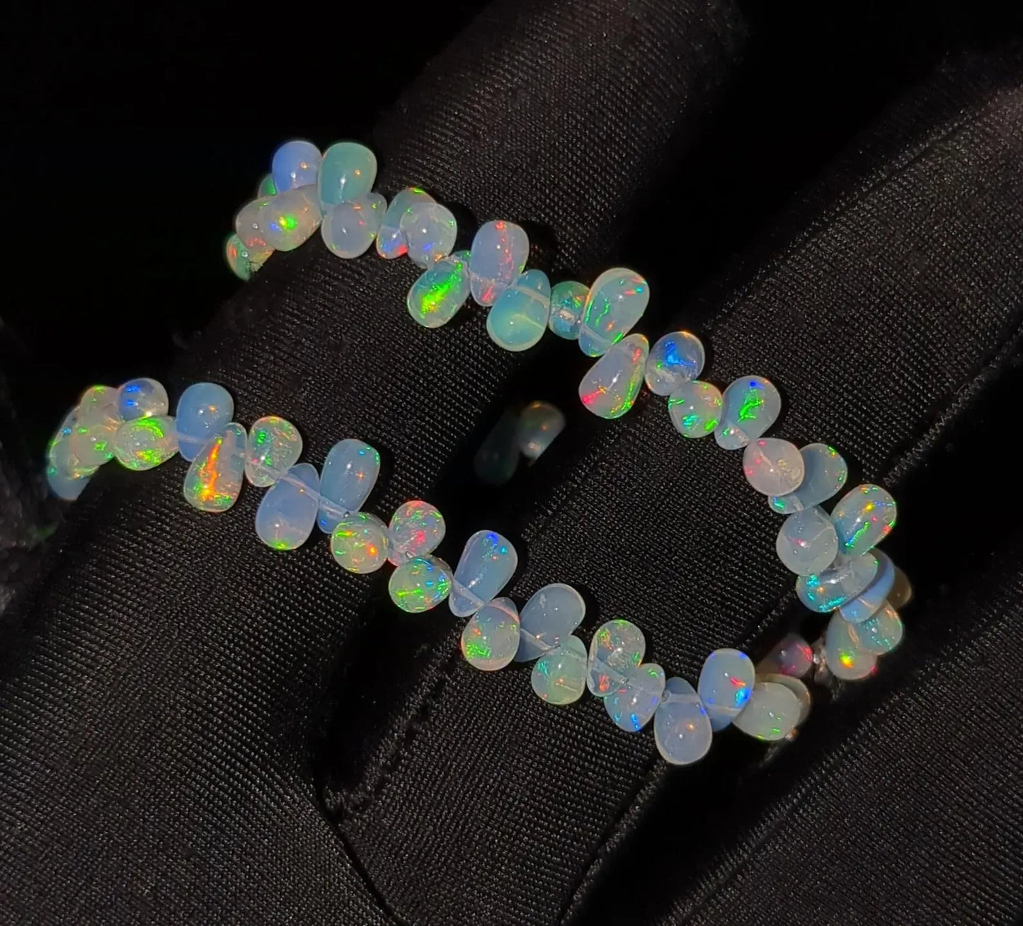 Excellent Ethiopian Opal Smooth Drops 4*6 - 7*10 mm