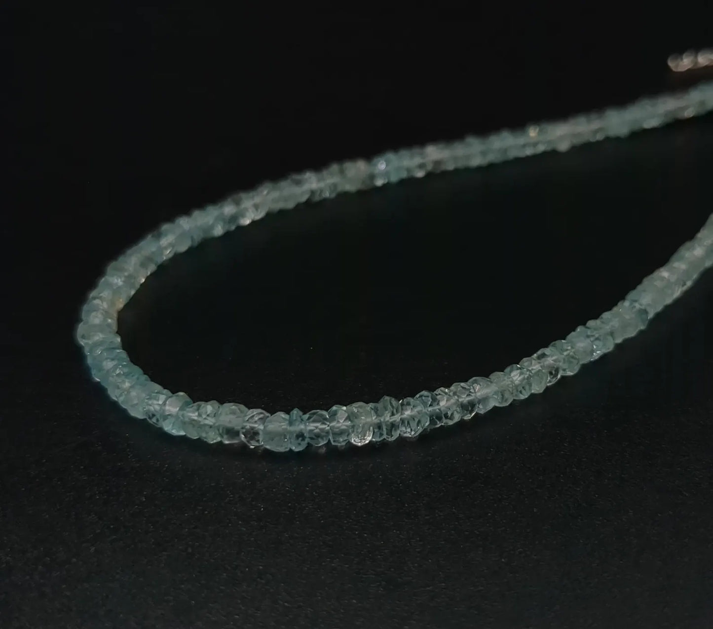 Aquamarine 925 Sterling Silver Necklace