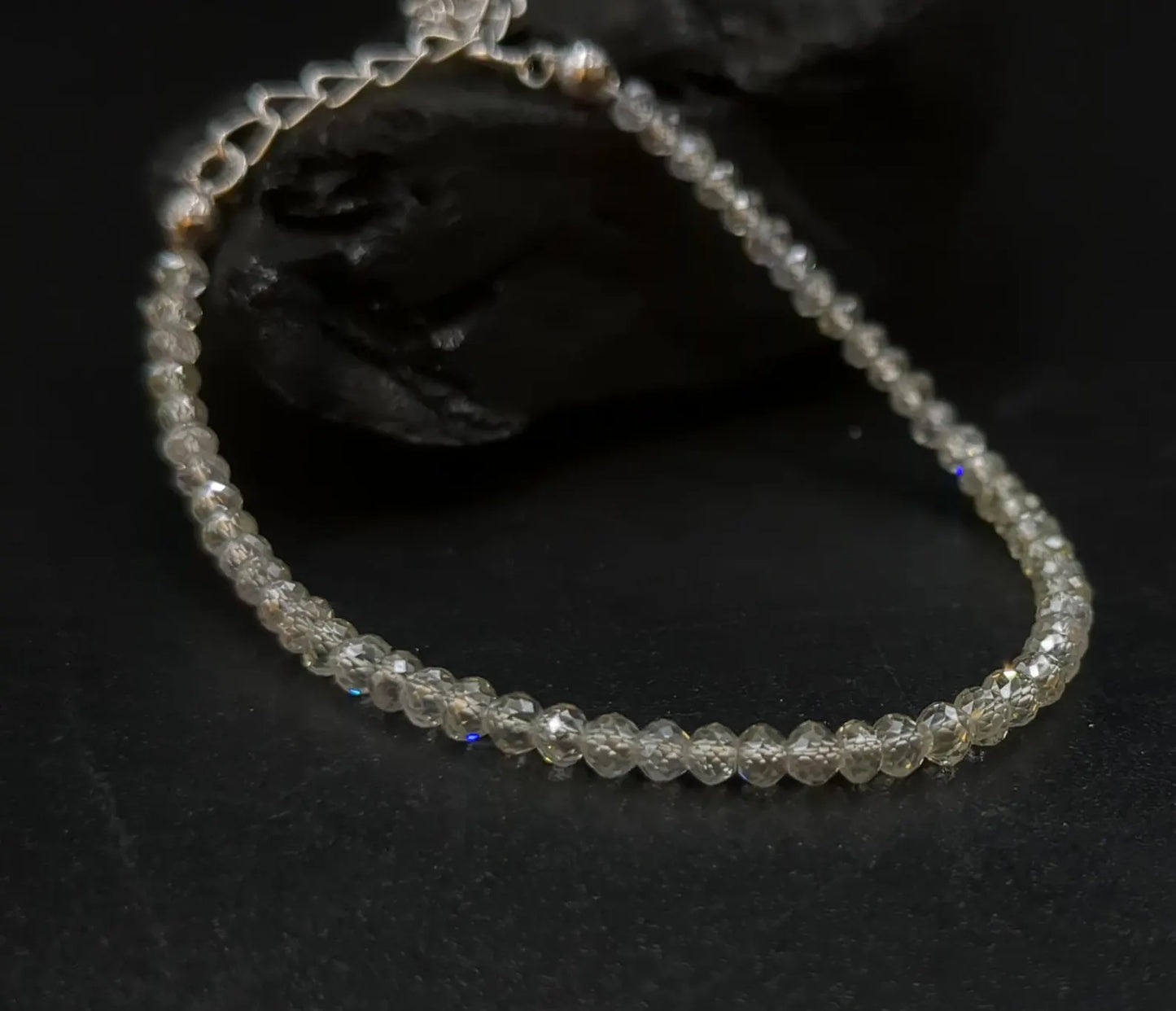 Clear White Diamond Bracelet AAA+ Top Quality White Diamond Beads