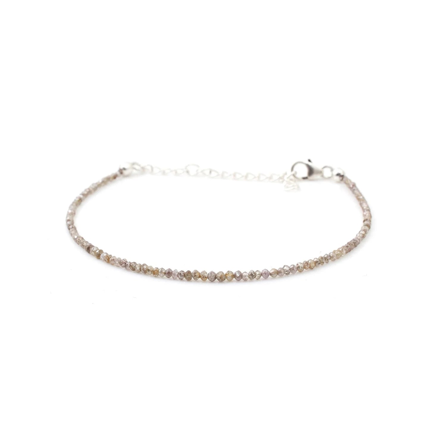 Champagne Diamond Beads Bracelet