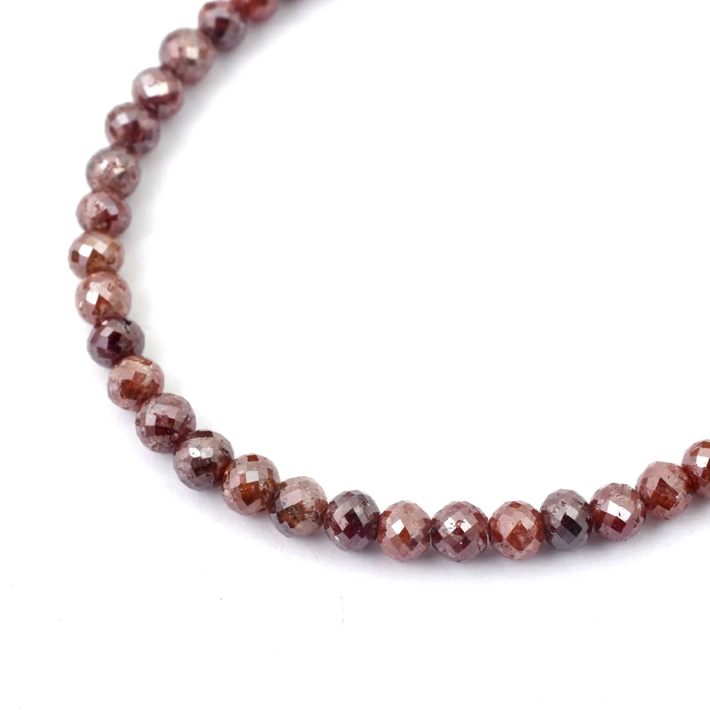 Champagne Red Diamond Balls Bracelet