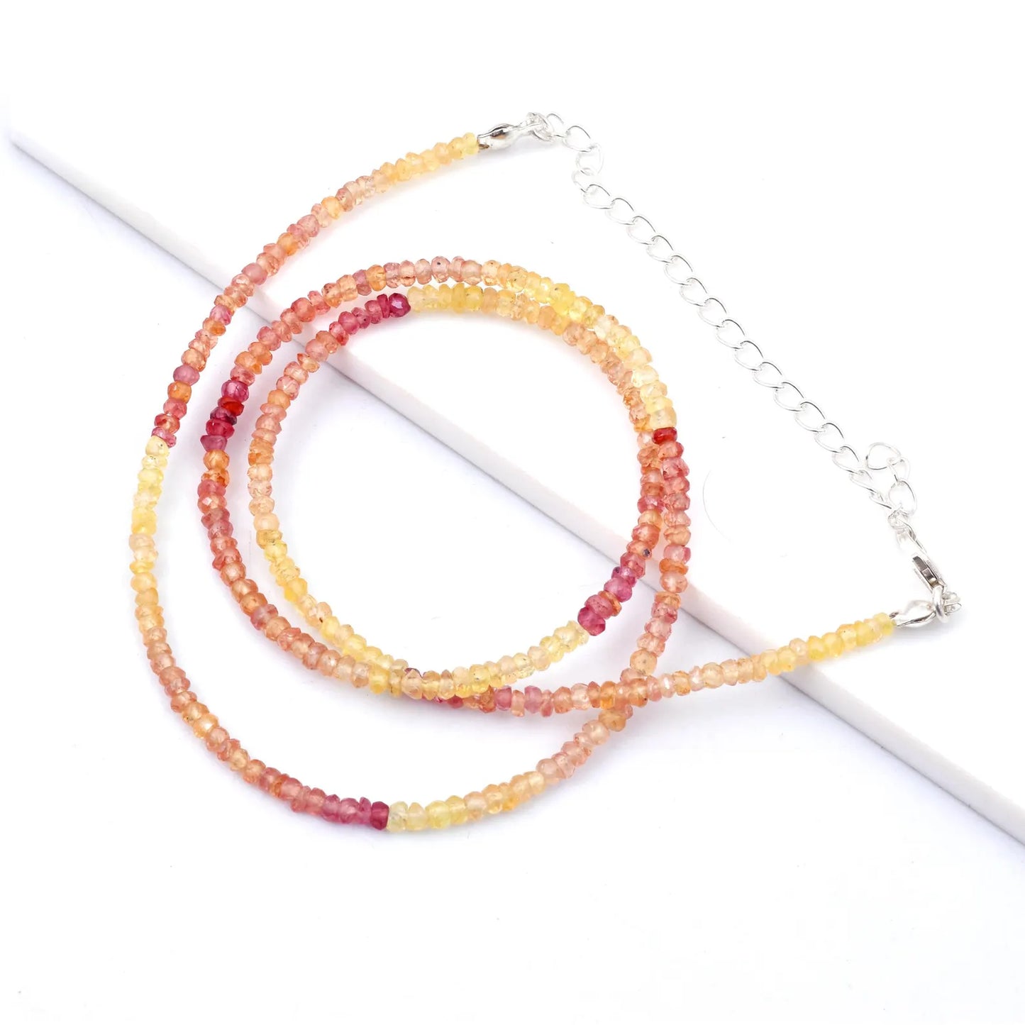 Yellow Sapphire Necklace Songea Shaded Sapphire