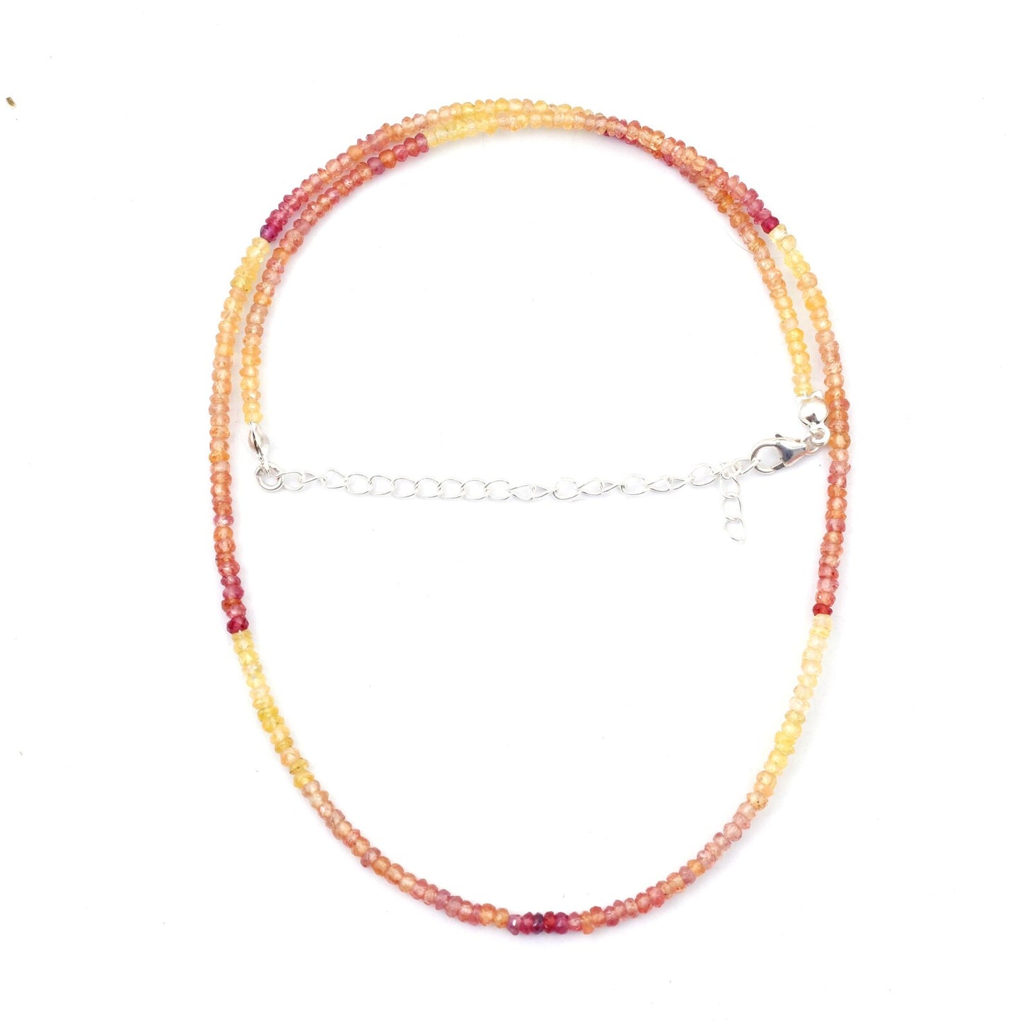 Yellow Sapphire Necklace Songea Shaded Sapphire