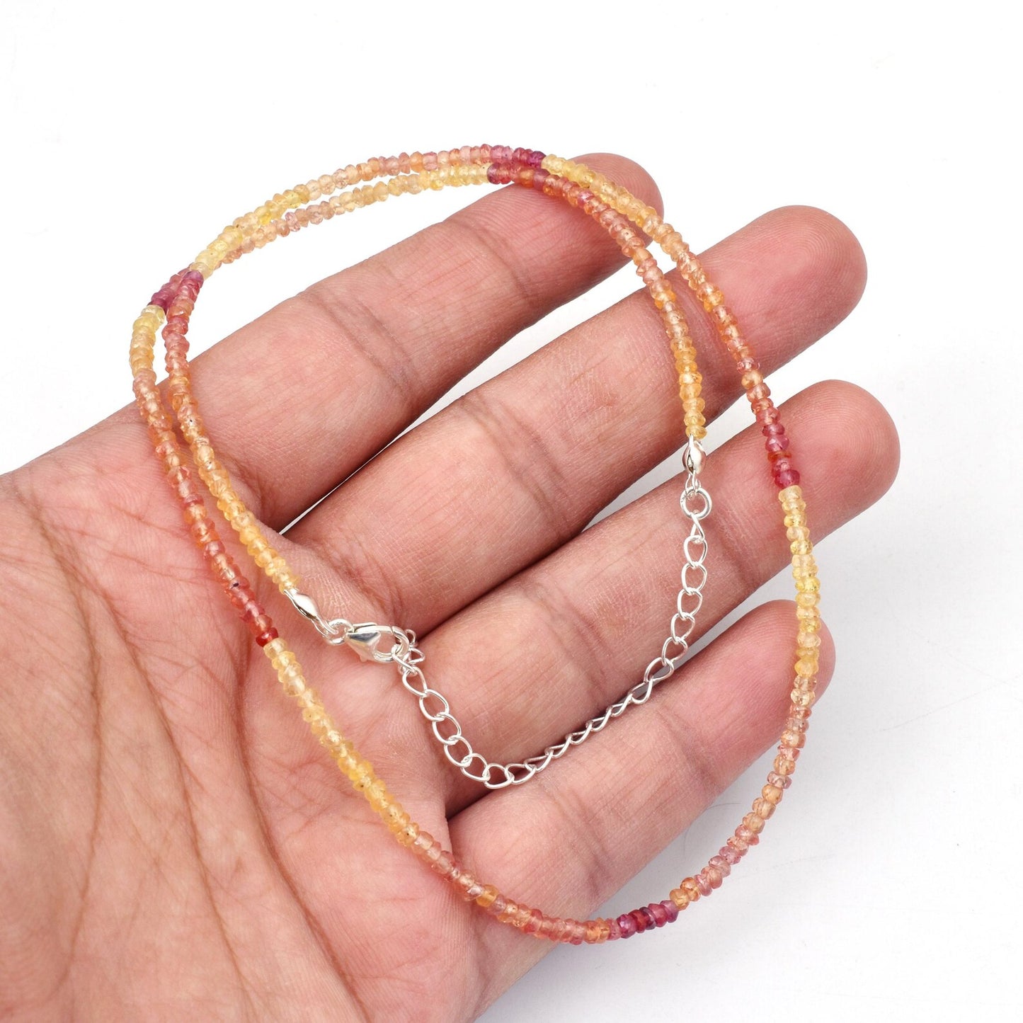 Yellow Sapphire Necklace Songea Shaded Sapphire