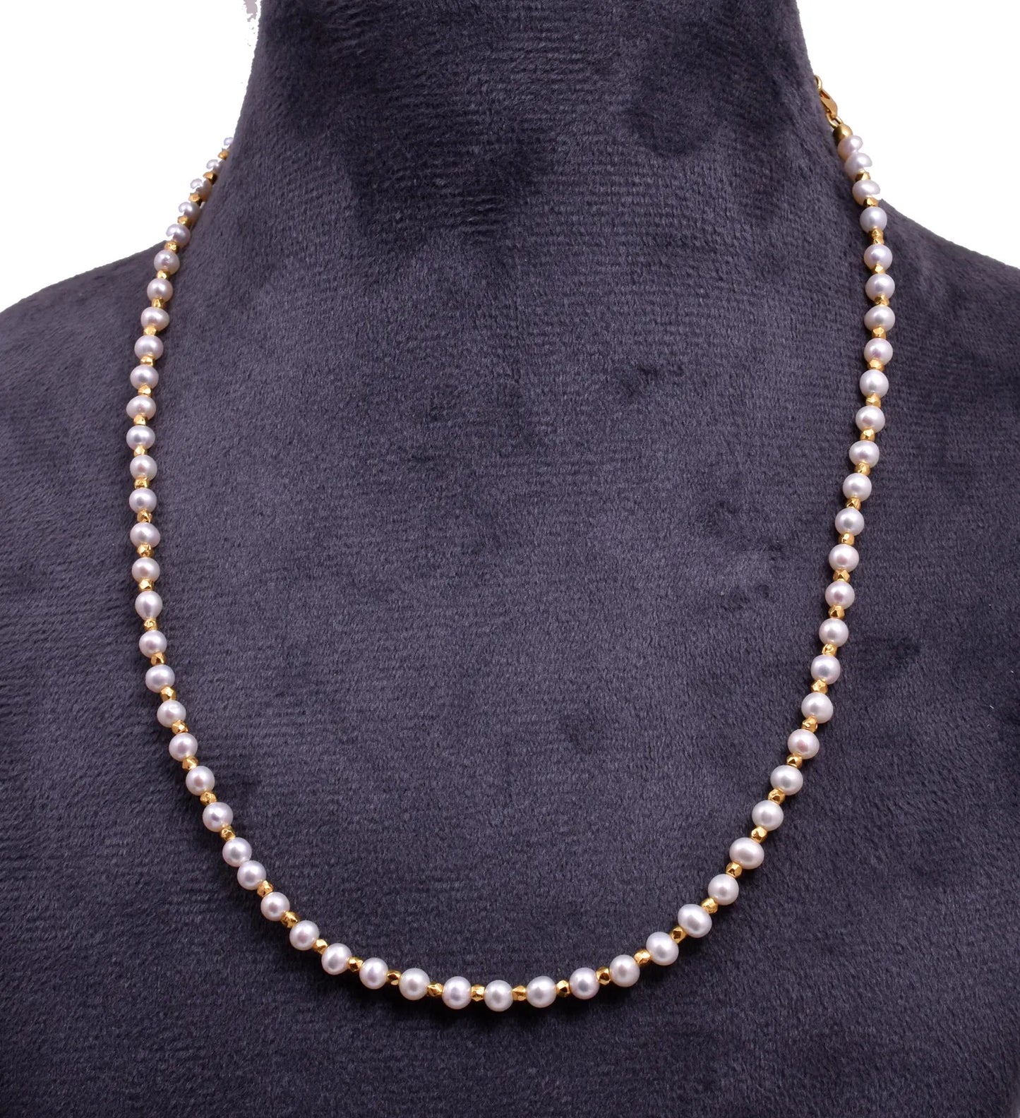 Fresh Water Pearl Necklace 4 mm Smooth Round Pearl