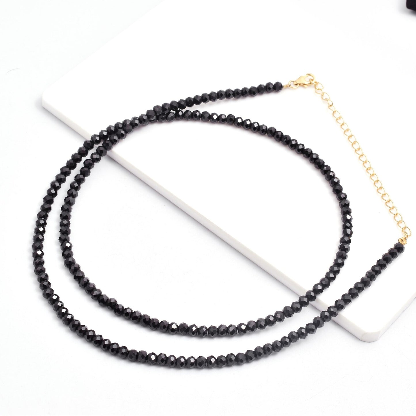 ASTROS PITCHER Black Spinel Necklace