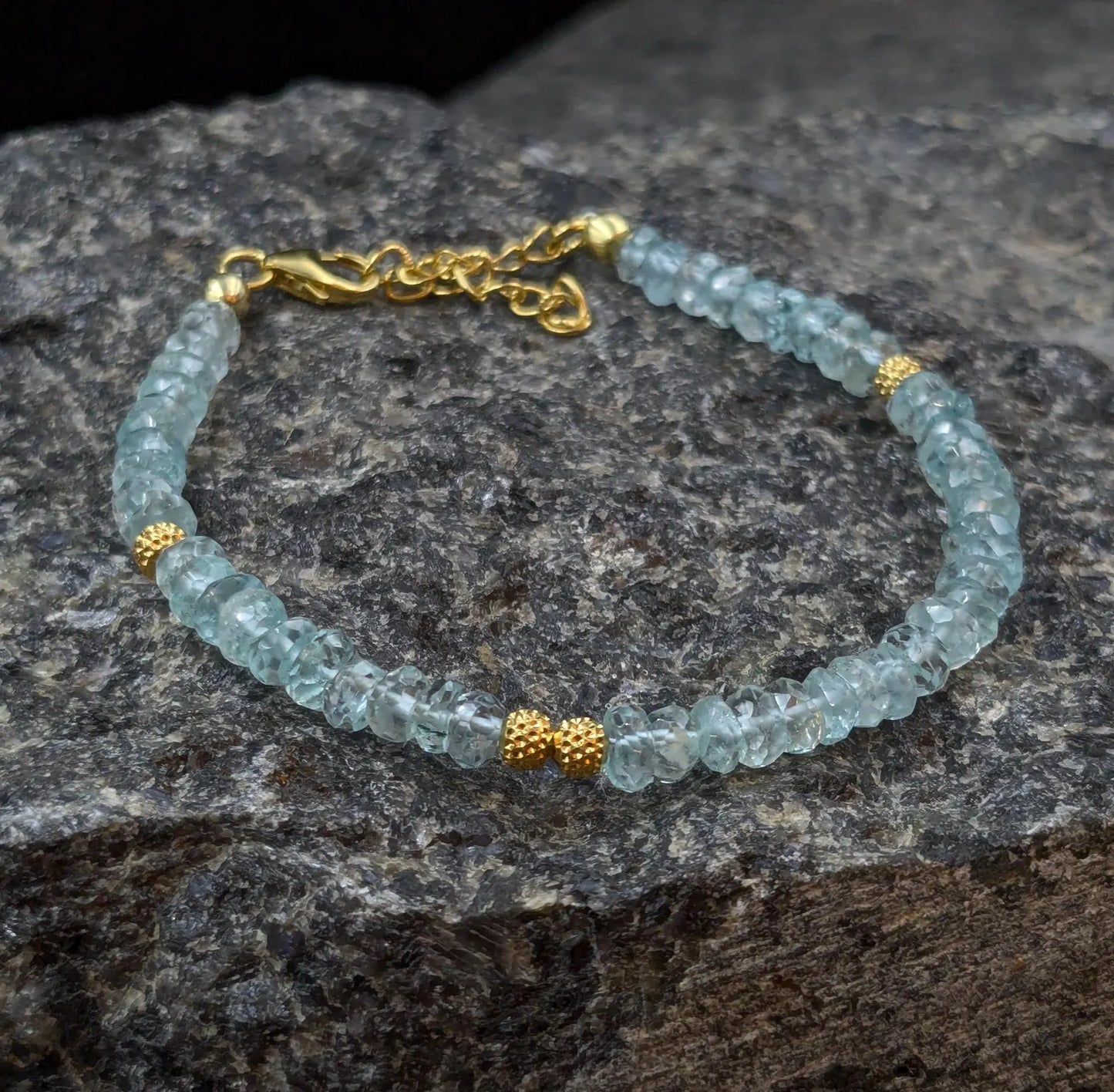 Aquamarine Gemstone Bracelet