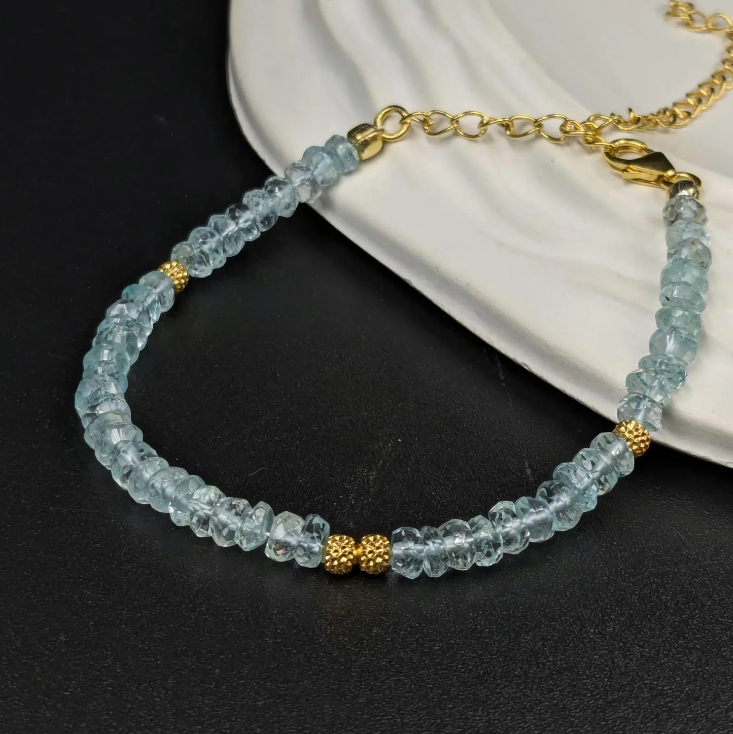 Aquamarine Gemstone Bracelet
