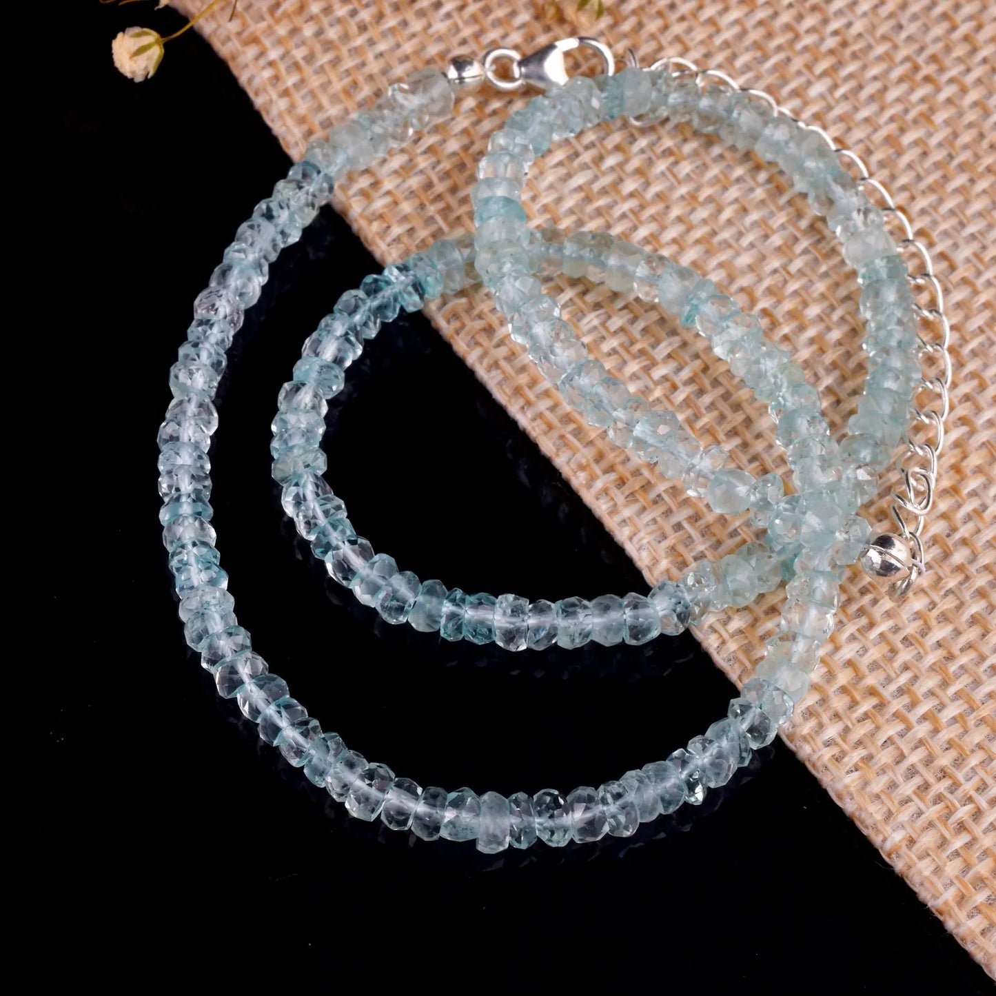 Aquamarine 925 Sterling Silver Necklace