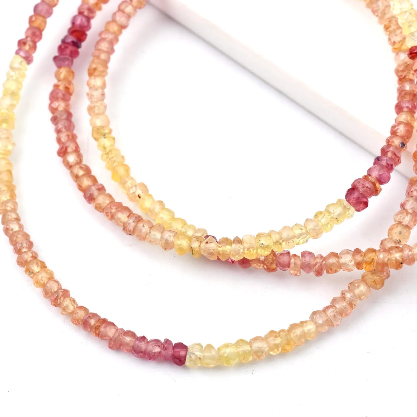 Yellow Sapphire Necklace Songea Shaded Sapphire