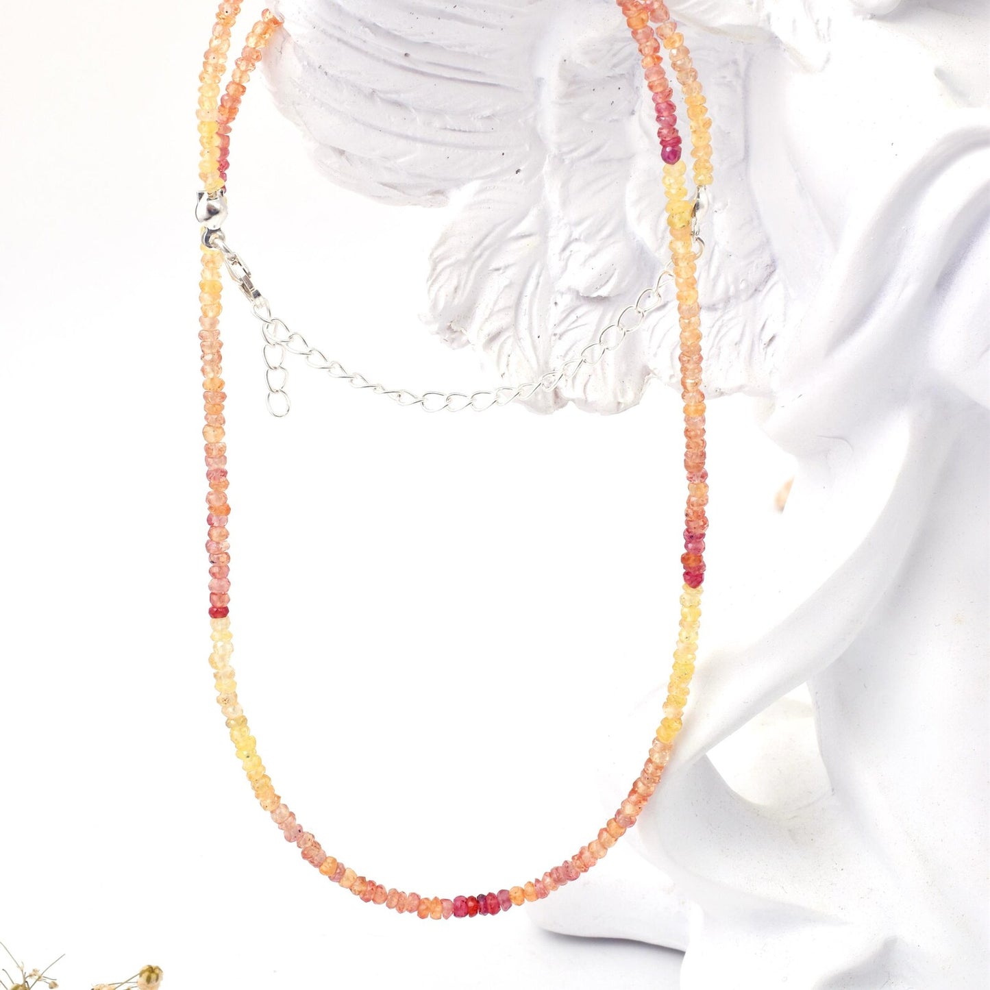 Yellow Sapphire Necklace Songea Shaded Sapphire