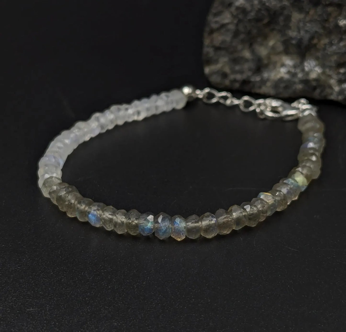 Blue Labradorite & Moonstone Bracelet