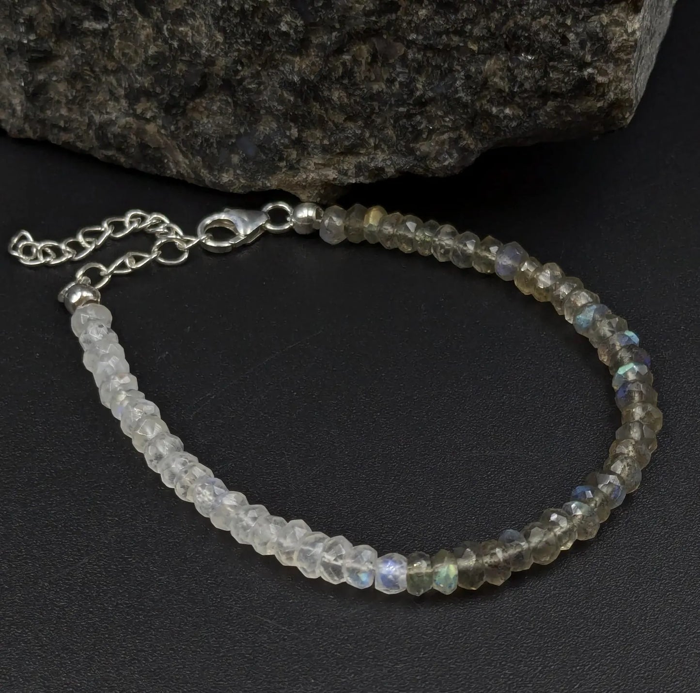 Blue Labradorite & Moonstone Bracelet