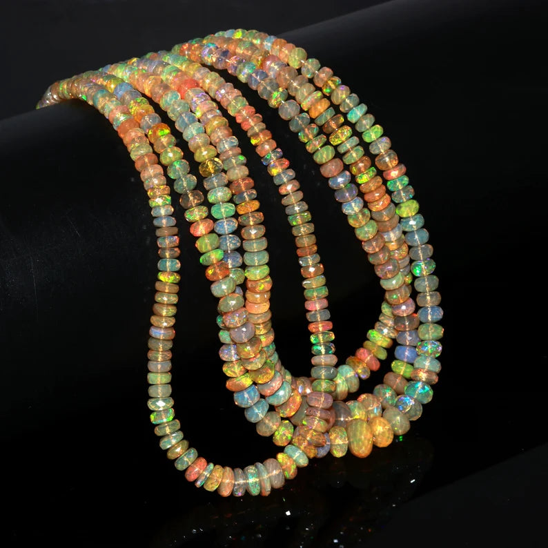 Ethiopia Opal Bead Fire Opal Bead 5-8 mm Opal Bead strand opal bead