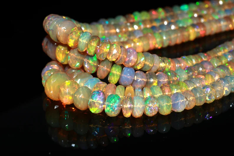 Ethiopia Opal Bead Fire Opal Bead 5-8 mm Opal Bead strand opal bead