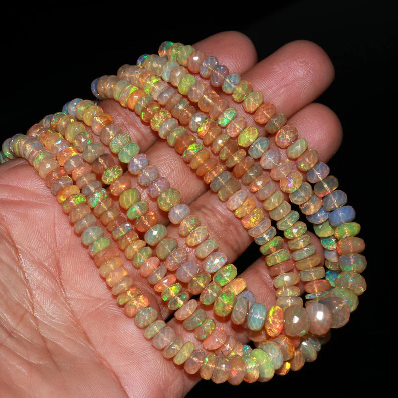 Ethiopia Opal Bead Fire Opal Bead 5-8 mm Opal Bead strand opal bead