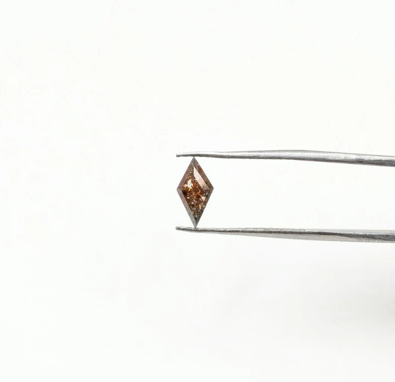 Salt And Pepper Cut Stone Tiny Kite Shape 5 - 9.3 mm Faceted Loose Diamond