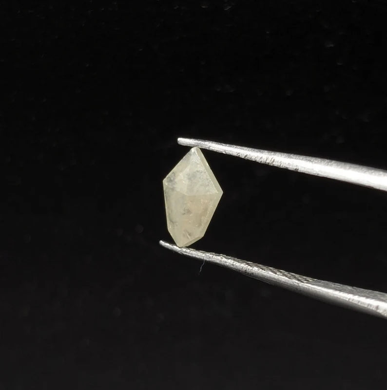 Loose Salt And Pepper Kite Grey Diamond 5.4 - 8.6 mm Faceted For Jewelry Making