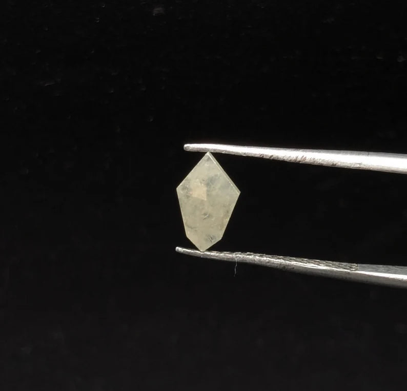 Loose Salt And Pepper Kite Grey Diamond 5.4 - 8.6 mm Faceted For Jewelry Making