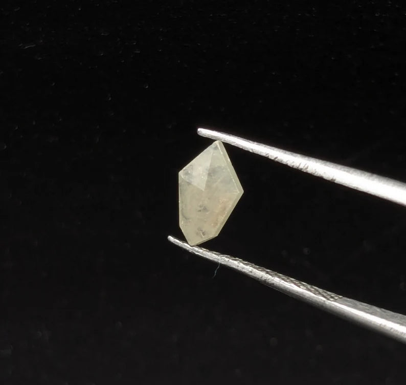 Loose Salt And Pepper Kite Grey Diamond 5.4 - 8.6 mm Faceted For Jewelry Making