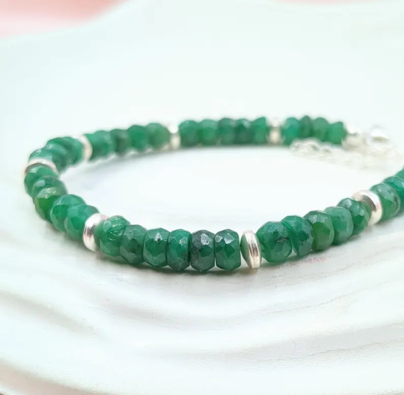 Emerald Corundum Bracelet