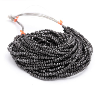 Raw Rough Black Diamond Bead Uncut Black Diamonds