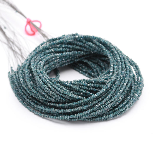 Raw Rough Blue Diamond Beads 2-3 mm Uncut Diamond Beads For Jewelry Making