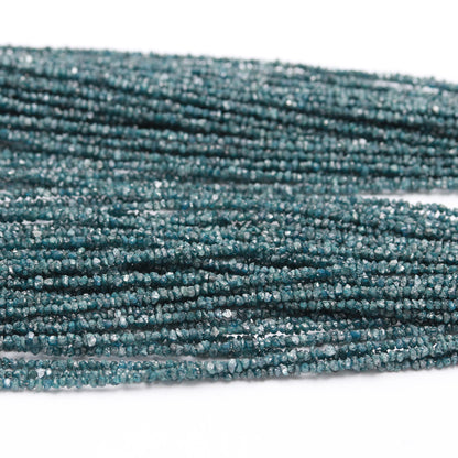 Raw Rough Blue Diamond Beads 2-3 mm Uncut Diamond Beads For Jewelry Making