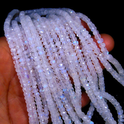 Flashy Moonstone Beads 100% Natural Faceted Moonstone Beads