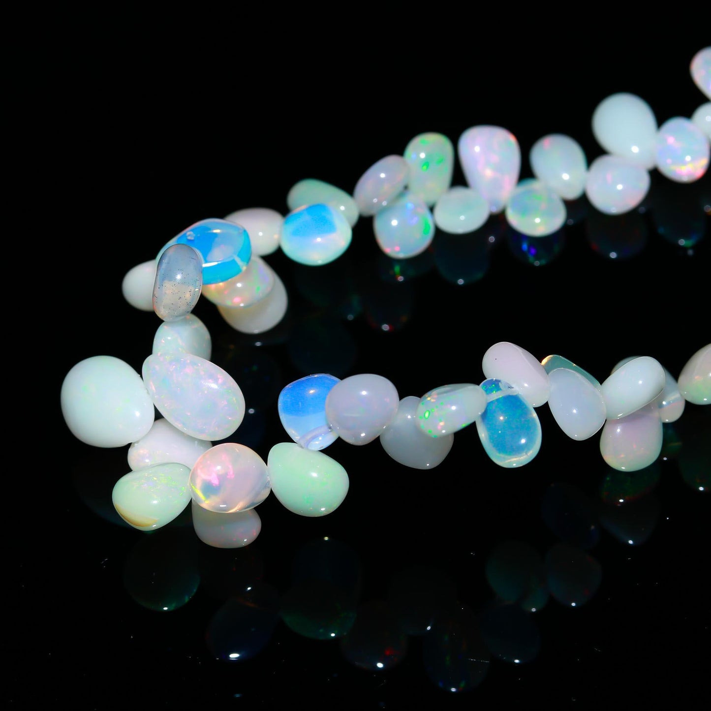 Tear Drop Shape Ethiopian Opal Bead