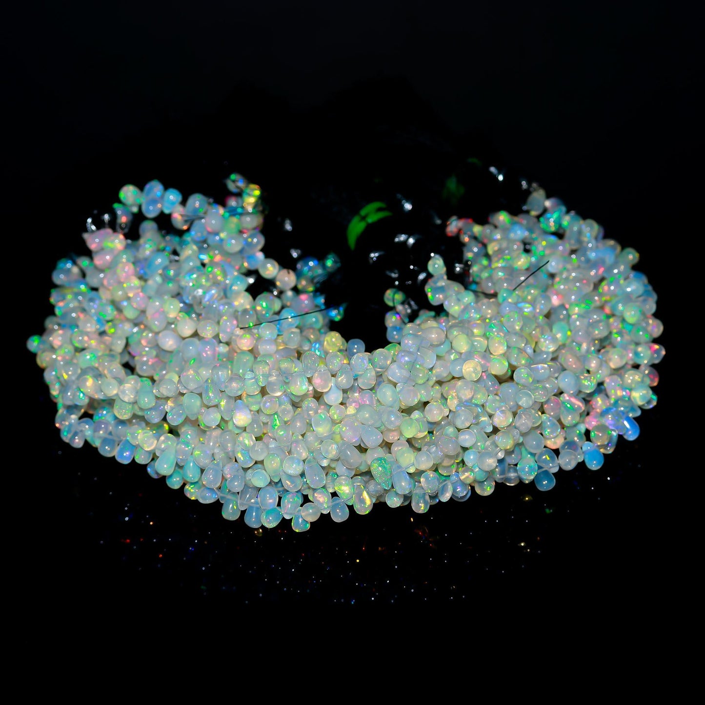 Ethiopian Opal Bead Welo Fire Tear Drop Shape Opal Bead