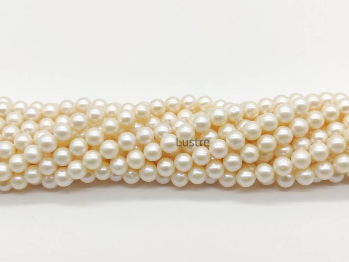 Freshwater Pearl Smooth Round Beads 11-12 mm Strands For Jewelry Making