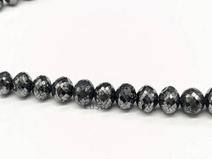 AAA+ Natural Black Diamond Bead 10 - 12 mm Jewelry diamond bead necklace personalized Jewelry Birthday Gift diamond necklace