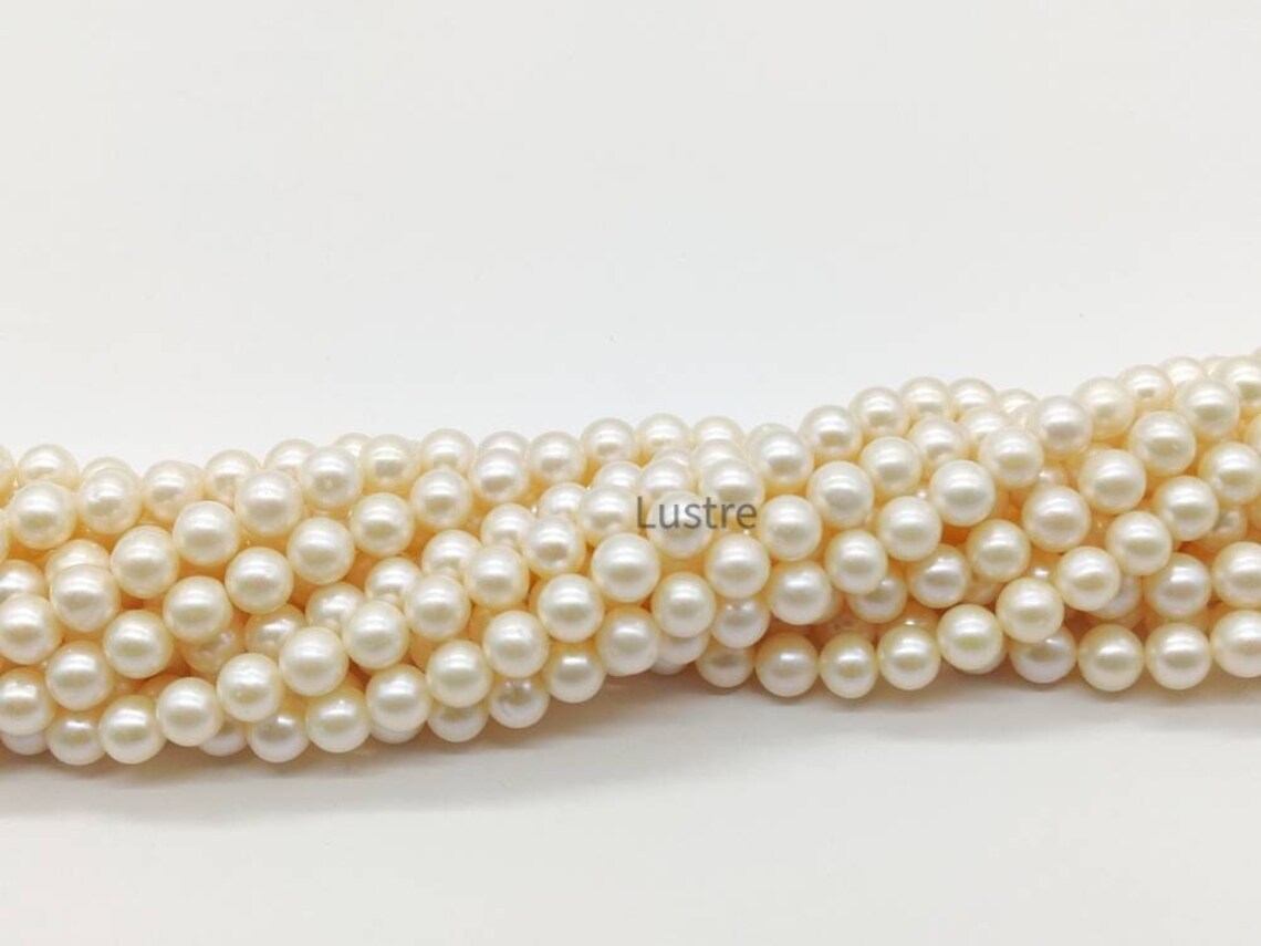 Freshwater Pearl Smooth Round Beads 11-12 mm Strands For Jewelry Making