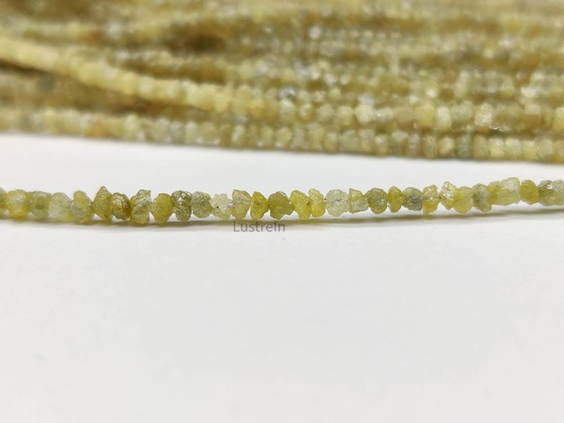 Yellow Raw Rough Diamond Uncut Beads 100% Natural Diamond Raw Beads Uncut Chips Beads raw rough diamond jewelry birthday gift