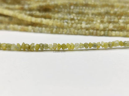 Yellow Raw Rough Diamond Uncut Beads 100% Natural Diamond Raw Beads Uncut Chips Beads raw rough diamond jewelry birthday gift