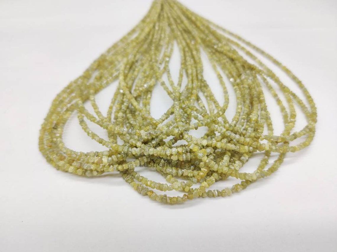 Yellow Raw Rough Diamond Uncut Beads 100% Natural Diamond Raw Beads Uncut Chips Beads raw rough diamond jewelry birthday gift