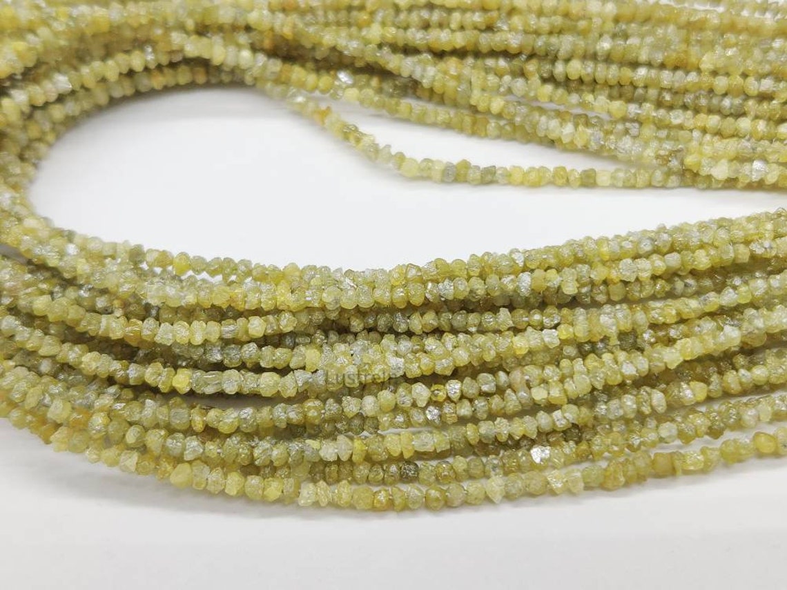 Yellow Raw Rough Diamond Uncut Beads 100% Natural Diamond Raw Beads Uncut Chips Beads raw rough diamond jewelry birthday gift