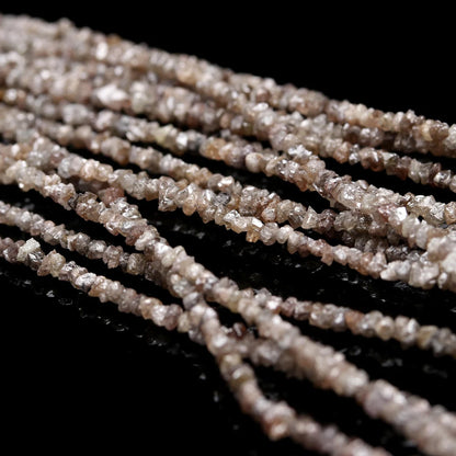 Champagne Rough Diamond Bead 2 - 3 mm Uncut Diamond Bead Nuggets