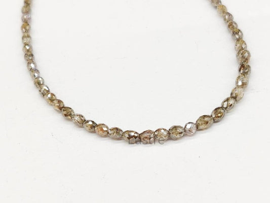 Champagne Diamond Tumble 2.5 - 3.4 mm Bead 100% Natural Faceted Tumble Diamond