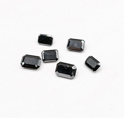 Black Diamond Solitaire loose black diamond 3x5 mm Diamonds For Jewelry Making