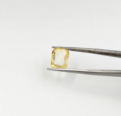 Yellow Sapphire Loose Gemstone Faceted Rectangle Sapphire 9 x 11 mm Loose Sapphire