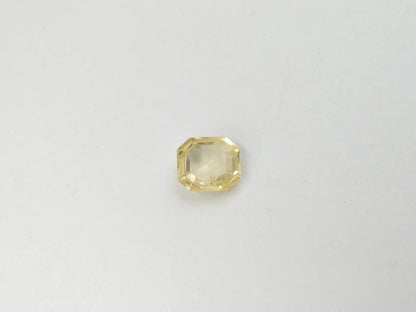 Yellow Sapphire Gemstone 9 x 11 mm Faceted Loose Square Unheated Stone